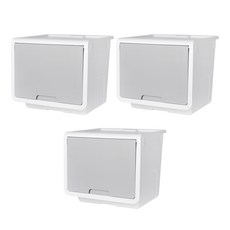 리템엘앤씨 루맥스 큐브 플러스 플라스틱 리빙박스, 쿨그레이, 48L, 3개