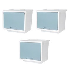 리템엘앤씨 루맥스 큐브 플러스 플라스틱 리빙박스, 민트, 48L, 3개