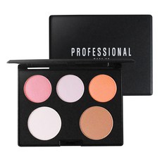 Revssang 藝術家臉頰, Pink+Lavender+Orange+Highlighter+Shading, 1個