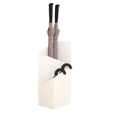 Dijikon斜線3層雨傘架立式雨傘架白色 200*250*600mm, 1個