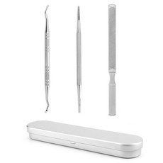 KAKAS 腳指甲刮匙3件組, 1套, 銀色