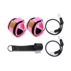 Market Leve 腳踝腿部肌力訓練器 5件組, 粉紅色