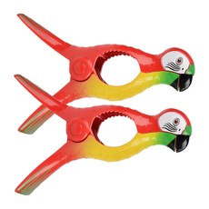 特大號卡通曬衣夾 04 鸚鵡, 2個