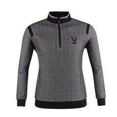 Yamaguchi Golf 男士配色半拉鍊高爾夫襯衫 YG1A416