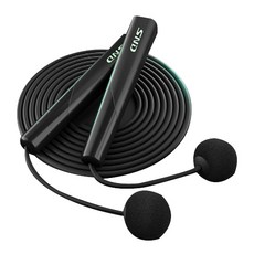 SND marketrev 重量健身跳繩, 黑色的