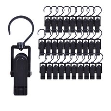 탑투 모자 양말 집게 걸이 블랙