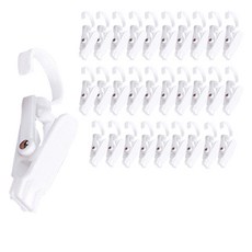 탑투 모자 양말 집게 걸이 화이트, 30개