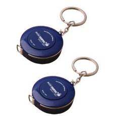 Byeduru攜帶型測量自動捲尺 藍色, 2個