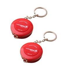 Byeduru攜帶型測量自動捲尺 紅色, 2個