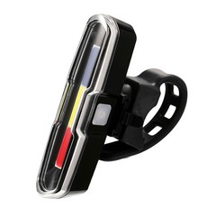 Jace LED充電式3色自行車後車燈, 混合色, 1個