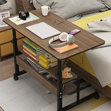 애비뉴랩스 리프트업 테이블 심플모델 58 x 30 cm, 블랙오크