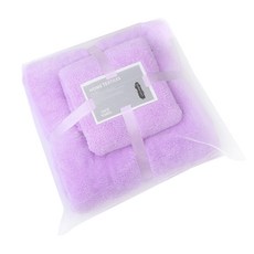 JINI SHOP 高密度浴巾+毛巾組, 紫色, 1套