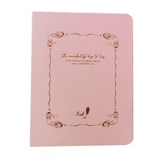 Iciel design 復古內頁精裝6孔羅曼史 ver.3 手帳, 粉紅色