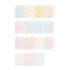 Dalphong stationery 貼紙日曆, 混色, 3個