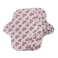 수미인 면 생리대 진달래핑크 팬티라이너, 1개, 5개입