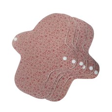 Sumiin 棉質衛生棉 愛心草粉紅色 護墊, 5入, 1個