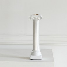希臘裝飾燭台 S, 03羅馬柱白, 1個