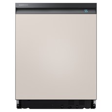 삼성전자 비스포크 키친핏 빌트인 식기세척기 12인용, DW60A8575SBUS(새틴 베이지), 방문설치