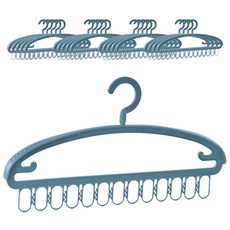 LUMIMILU 多功能衣架 41.5 x 23.5 cm, 藍色, 20個