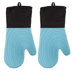 Beyond Hamil北歐風感性烤箱手套, 天藍色, 2入