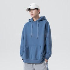 순잠 남녀공용 무지 후드티셔츠