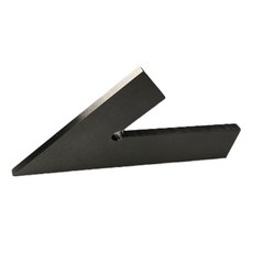 45度線條刻度角度量角器 100*70mm 01, 1個