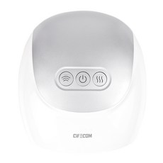 [쿠팡수입] 시프이컴 충전식 무선 온열 손마사지기 실버, CIF-MSG03H