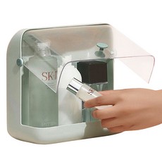 Laforyou 浴室壁掛式透明蓋收納整理盒, B, 1個