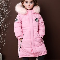 AndiApple 兒童長版鋪棉連帽外套