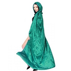 Violaetta Gemma萬聖節聖誕節服裝 金色天鵝絨連帽斗篷