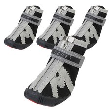 볼드체 강아지 비비드 신발 사계절 부츠 4p, 09 블랙 M 방수 5호