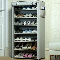 SAERON Bejja簡易鞋櫃 7層, 灰色的