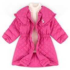 AndiApple 女孩同款壓花絎縫長款外套