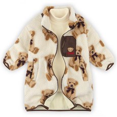 AndiApple 兒童可愛泰迪熊 Dumpling 長外套