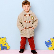 HEJMINI 兒童翻領羊羔毛外套