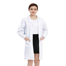 HEALING CARE女款實驗服實驗室醫生藥師長袍01長袖袖套高級棉