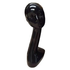 La Bolpe獨特的黑色假髮頭模 50*52cm, 黑色