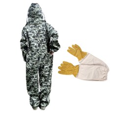 양봉 우주 모자 점프수트 + 가죽 장갑, 혼합색상, 1개