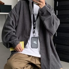 PAPERMENTS 男款羅紋厚燈芯絨襯衫