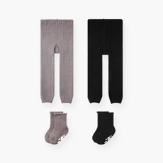 하이베이비키즈 하이베이비클럽 아동용 수면 무발 타이즈 + 양말 2종 세트