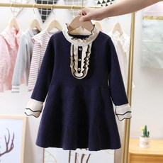 女童荷葉邊連身裙