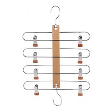 木質折疊衣架 33 x 50cm KMY21090102, 木質色, 1個