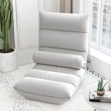 애비뉴랩스 12 대형 소프트 플란넬 고급 6 격자 요추 베개 쇼파베드, 그레이