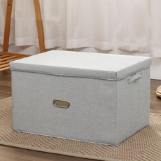 安全頂部耐用布盒 S 32 x 24 x 18cm, 08淺灰色, 1個
