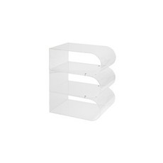 illuzen家居簡約書本雜誌架 壓克力桌上型邊桌層架, B