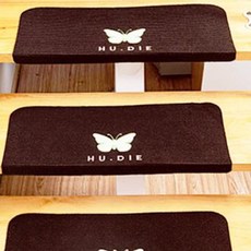 Itemtrade Atemt 防滑樓梯墊 2入, 22 蝴蝶(深咖啡)