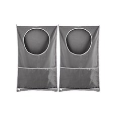 LIVIUM 浴室壁掛式衣物收納籃 洗衣袋, 1個