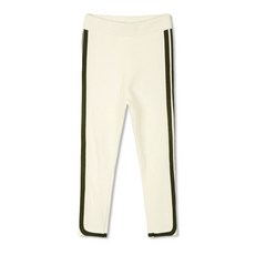 Maro 兒童 Day Day 貂毛刷毛圓弧線條滾邊內搭褲 MAR01