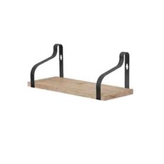 簡約牆上置物架, 木頭