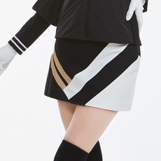 NEVERMINDALL 女式羅紋褶襉彩色半身裙